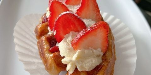 Strawberry Croffle