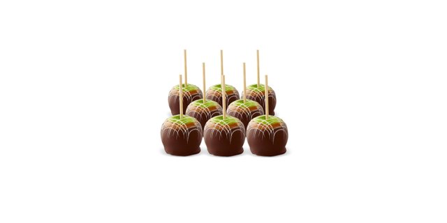 Fresh Chocolate Caramel Covered Apples
