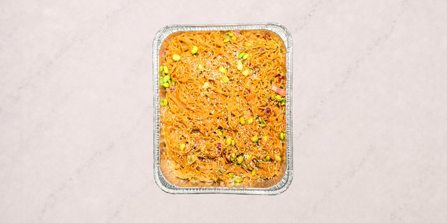 Spicy Garlic Sweet Potato Noodles