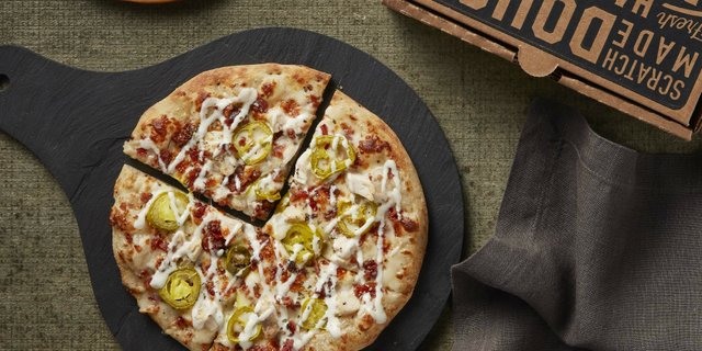 Chicken Bacon Ranch Jalapeno Pizza