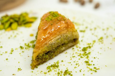 Triangle Slice Pistachio Baklava