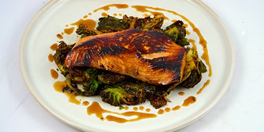 Bourbon Glazed Salmon