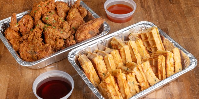 Gluten-Free YB Fried Chicken Fried Chicken & Waffles
