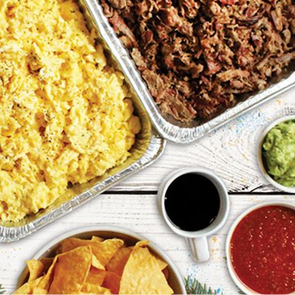 Egg & Cheese Breakfast Taco Bar