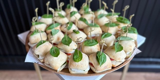 Mini Caprese Sandwiches Tray