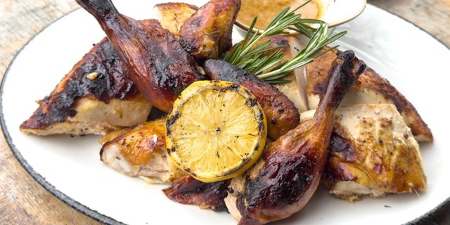 Pecan-Fired Whole Roasted Birds