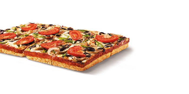 Detroit-Style Deep Dish Veggie Pizza
