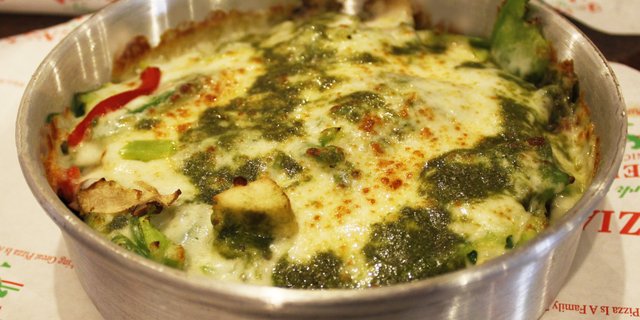 Pesto Pizza Bowl