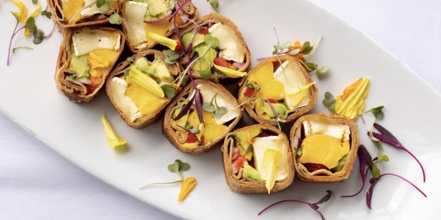 12 In. Brie Mango & Avocado Rolls
