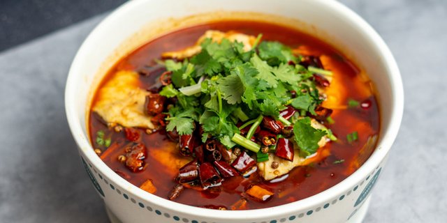 Boiled Sea Bass In Sichuan Chili Broth