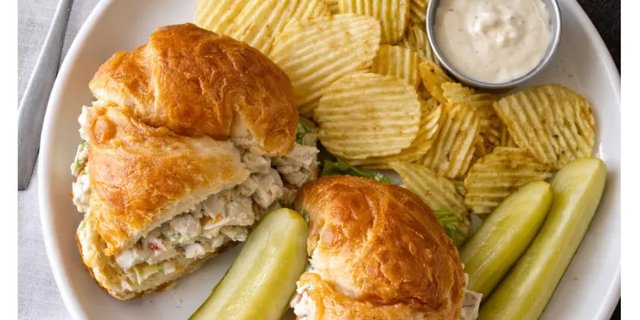Chicken Salad Croissant Sandwich