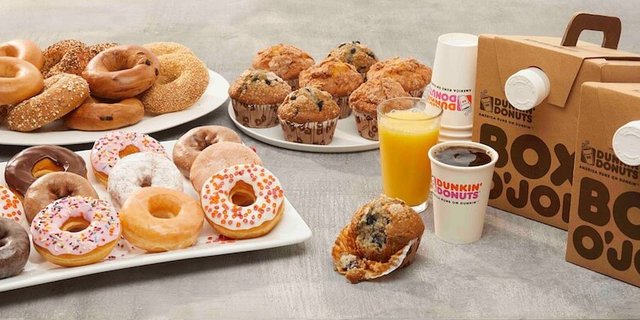 The Dunkin' Continental w/ Hot Coffee for 20