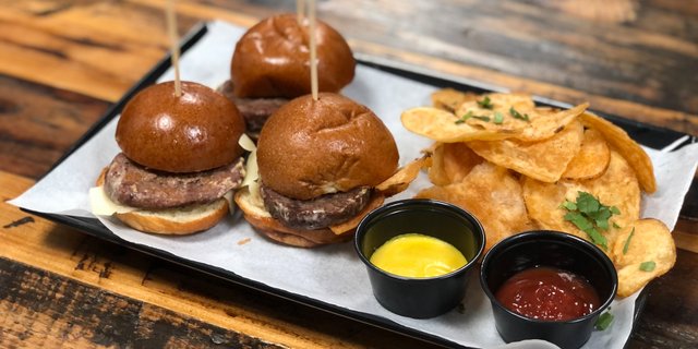 Cheddar Burger Sliders