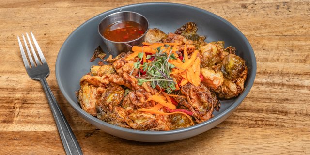 Thai Chili Brussels Sprouts Tray