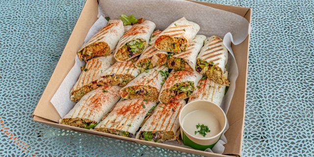Falafel Sandwich Platter