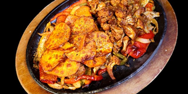 Full Tray Roasted Cauliflower & Sweet Potato Fajitas