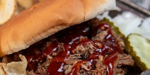 Chopped Brisket Sandwich