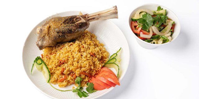 Uyghur Lamb Shank Pilaf