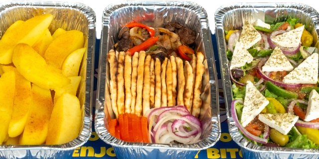 Souvlaki Pack w/ Salad