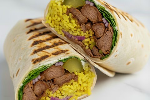 Braised Lamb Wrap