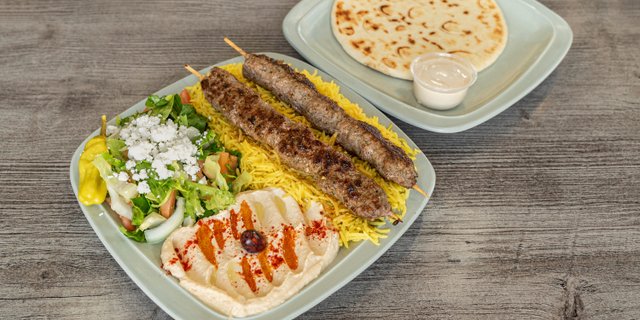 Kafta Kabab Plate