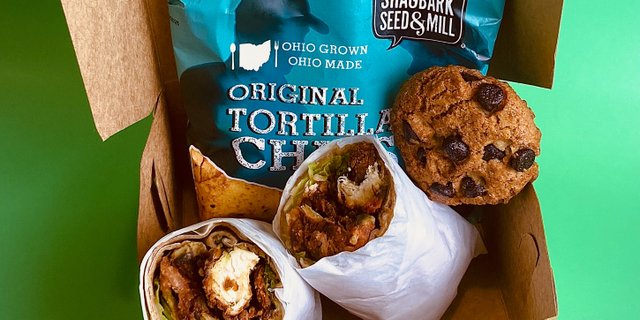 Crispy Chicken Wrap Boxed Lunch