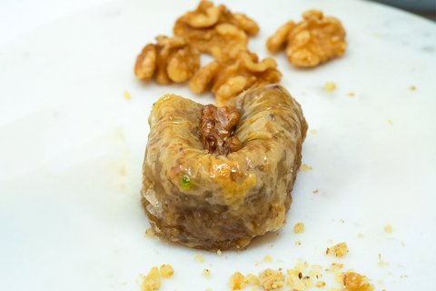 Fig-Shaped Walnut Baklava