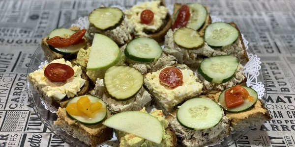Assorted Open-Faced Tea Sandwiches