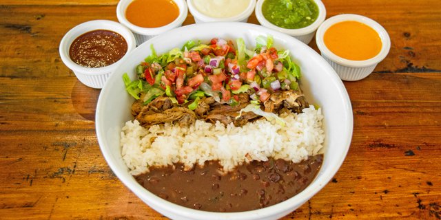 Lechon Burrito Bowl