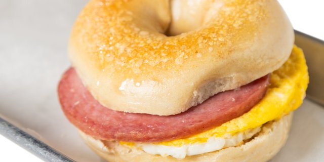 Ham, Egg & Cheese Breakfast Sandwich