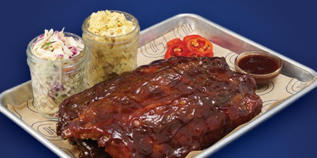 Half Rack Baby Back Ribs Boxed Lunch