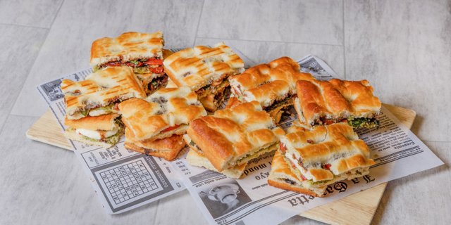 Caprese Focaccia Sandwich