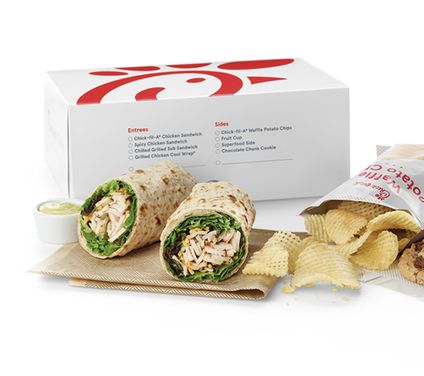 Regular Grilled Chicken Cool Wrap Packaged Meal