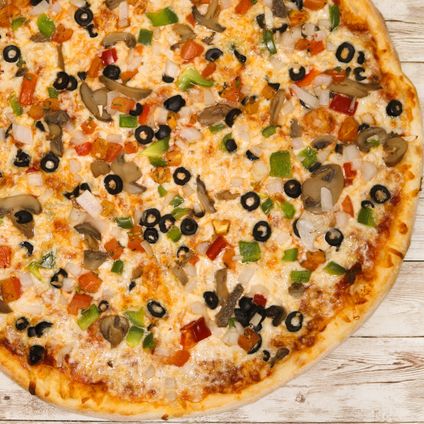 Vegatate Pan Pizza