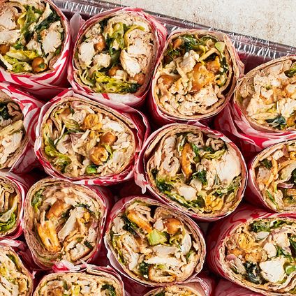 Spicy Chicken Caesar Wrap Platter