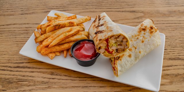 Creamy Chicken Caesar Wrap