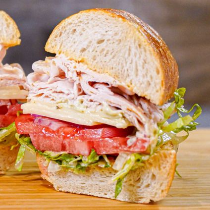 Garlic-Pesto Turkey Sandwich