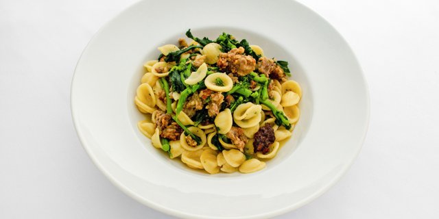 Orecchiette Broccoli Rabe & Sausage