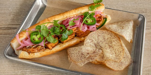 Lemongrass Tofu Banh Mi Boxed Lunch