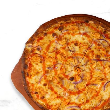 16" Buffalo Shrimp Pizza