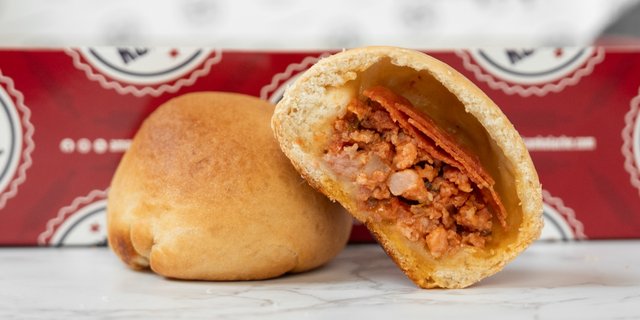 Three Meat Pizza Kolache