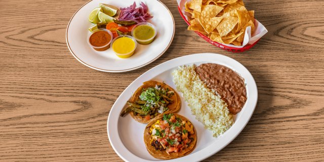 Veggie Street Taco Combo 2