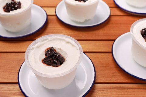 Greek Yogurt & Sour Cherry Preserve