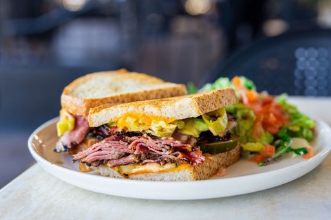 Roy’s Hot Pastrami Sandwich