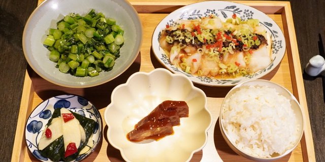 Steamed Fish Fillet with Tofu Set