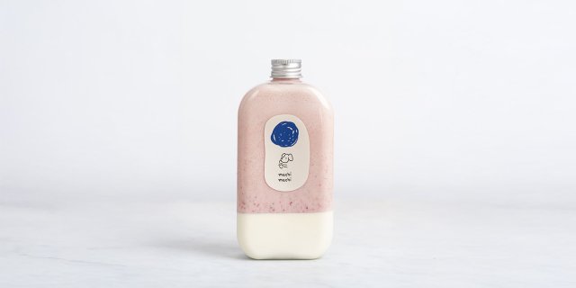 Strawberry Milk w/ Panna Cotta