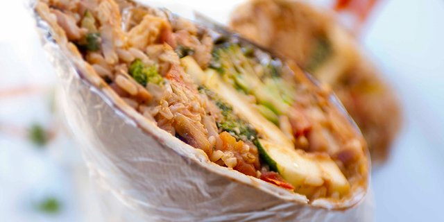 Wood-Fired Veggie Lavash Wrap