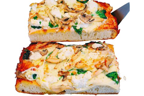 Garlic Chicken Sicilian Pizza