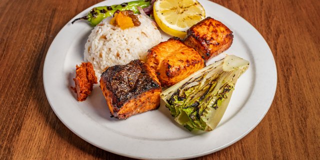 Salmon Kebab