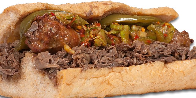 The Outfit Italian Sausage & Beef Combo Sandwich